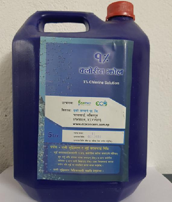 1% Chlorine Solution
